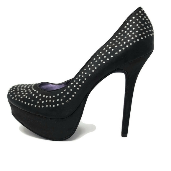SM New York disco diamond stud platforms size 10 - Picture 2 of 9